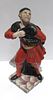 BIN PRICE $195. RARE LATE 19TH CENTURY RICHARD GINORI ITALY "COMEDIA DEL ARTE" PORCELAIN Image - 2