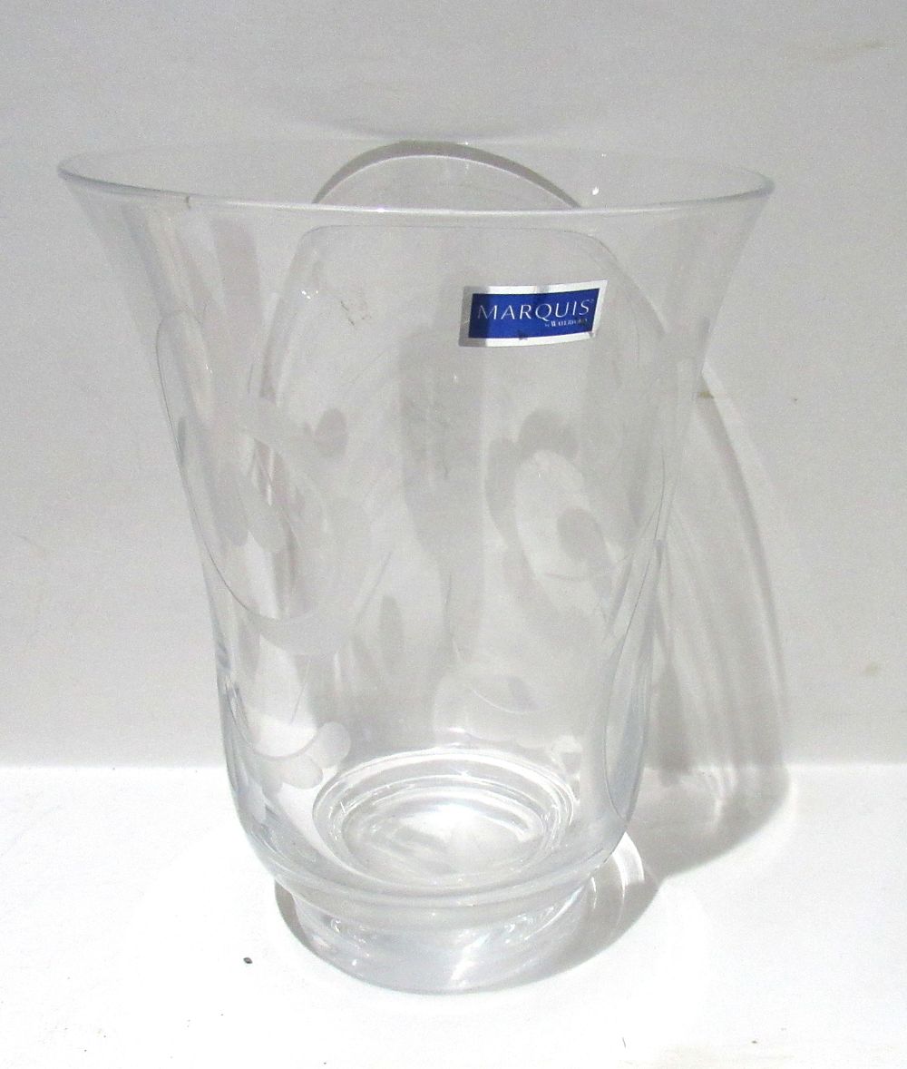 SOLD SOLD SOLD WITH BUY-IT-NOW PRICE $10. WATERFORD CRYSTAL VASE "MARQUIS" PICK UP ONLY.