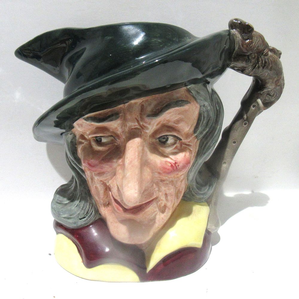 Lot 322: BUY-IT-NOW PRICE $10. LARGE ROYAL DOULTON TOBY JUG. "THE PIED PIPER"
