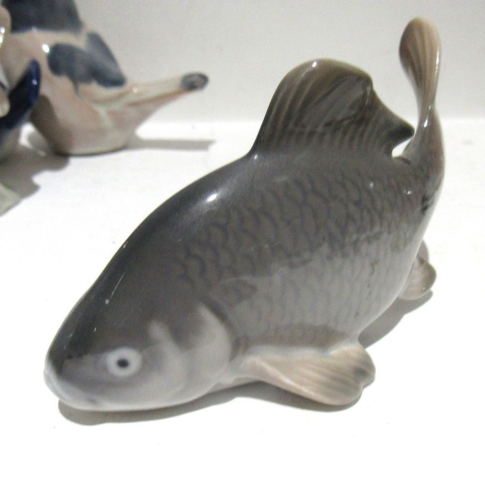 Lot 313: BUY-IT-NOW PRICE $15. ROYAL COPENHAGEN DENMARK 2414 FISH FIGURINE.
