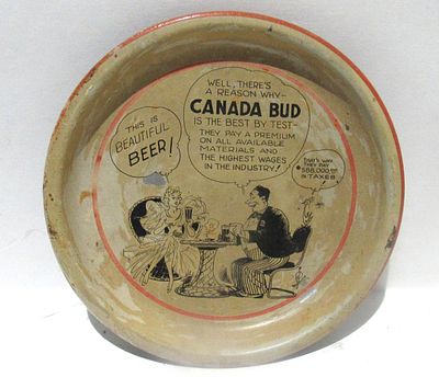 RARE CANADA BUD TIP TRAY.