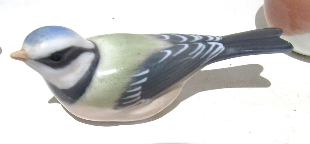 Lot 372: BUY-IT-NOW PRICE $20. ROYAL COPENHAGEN DENMARK BLUE TIT 1505 FIGURINE.