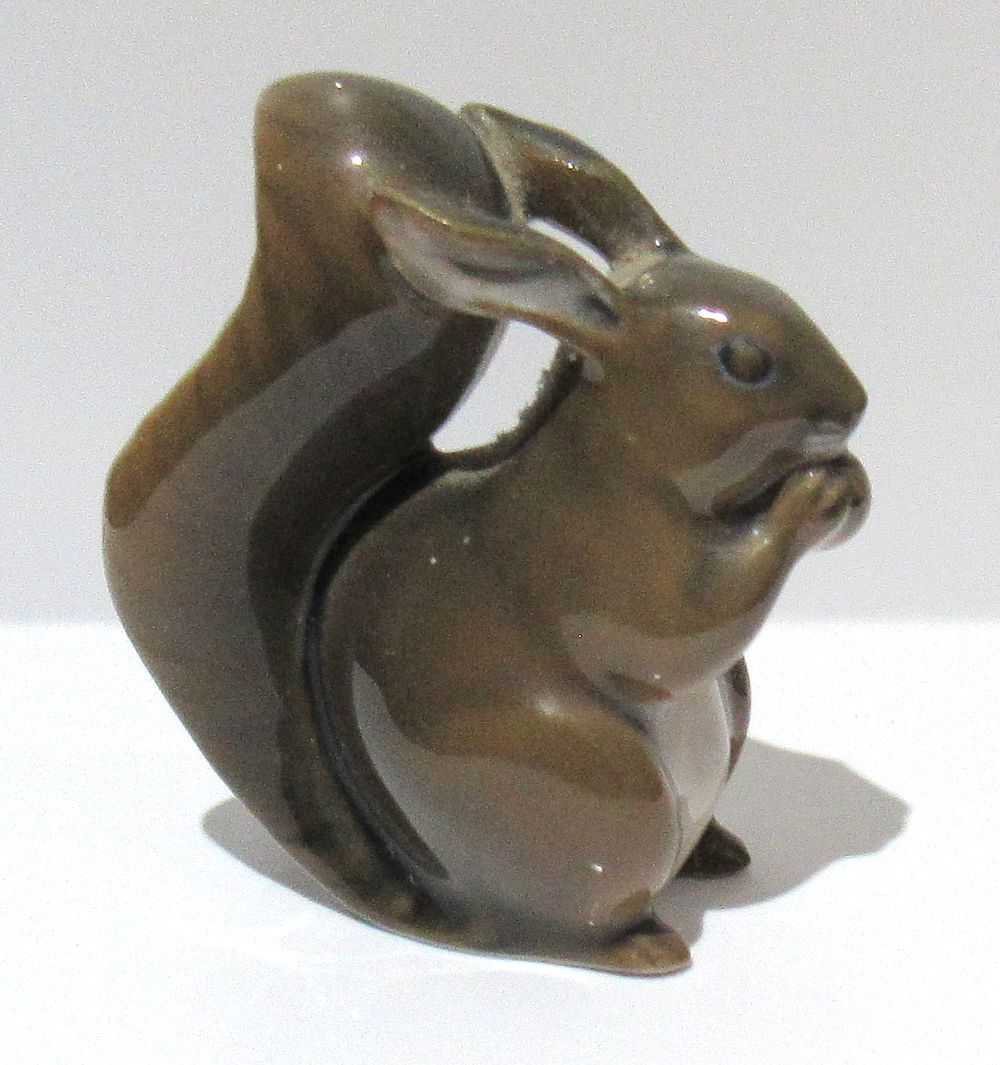 Lot 378: BUY-IT-NOW PRICE $25. ROYAL COPENHAGEN BUNNY FIGURE.
