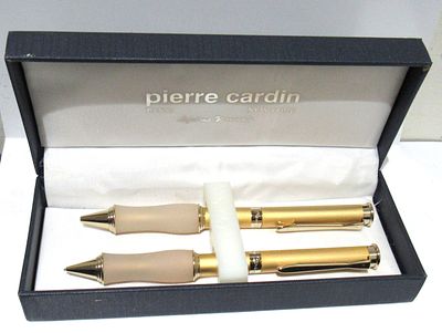 BUY-IT-NOW PRICE $20. PIERRE CARDIN PEN AND PENCIL SET. UNUSED WITH COMFORT GRIP.