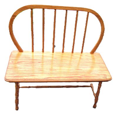 BUY-IT-NOW PRICE $20. FRONT ENTRANCE/HALL 2 SEATER BENCH. VG CONDITION WITH MINOR SIGNS OF USE.