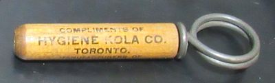BUY-IT-NOW PRICE $20.RARE ANTIQUE ADVERTISING CORKSCREW, HYGIENE COLA CO. TORONTO.