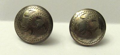 BUY-IT-NOW PRICE $25. SIGNED BIRKS STERLING SILVER EARRINGS.