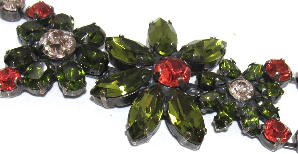 Lot 578: BUY-IT-NOW PRICE $35. SIGNED REBEKAH PRICE DESIGNER RHINESTONE BRACELET.