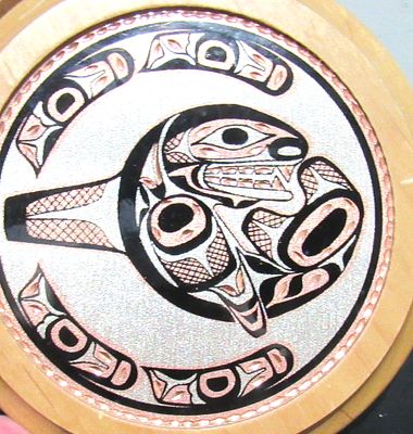BUY-IT-NOW PRICE $25. PACIFIC NORTHWEST COAST FIRST NATIONS "ORCA" DRESSER BOX.