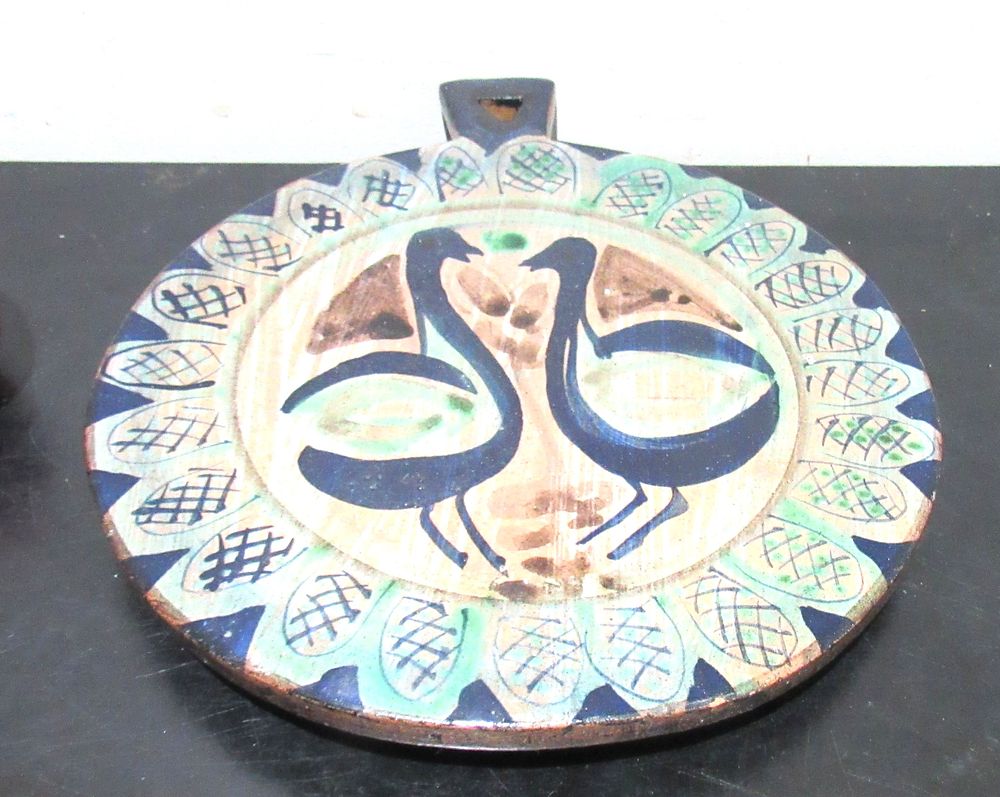 Lot 624: BUY-IT-NOW PRICE $25. ingeborg Rasmussen RAS DENMARK Ceramics Pottery MCM TRIVET.