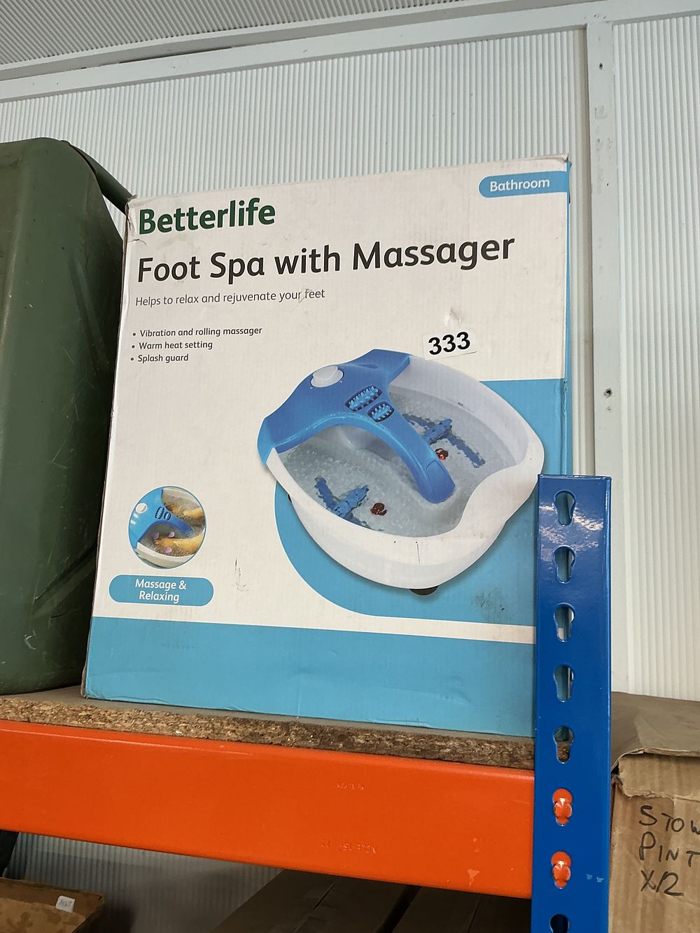 Lot 310: Betterlife Foot Spa with Massager