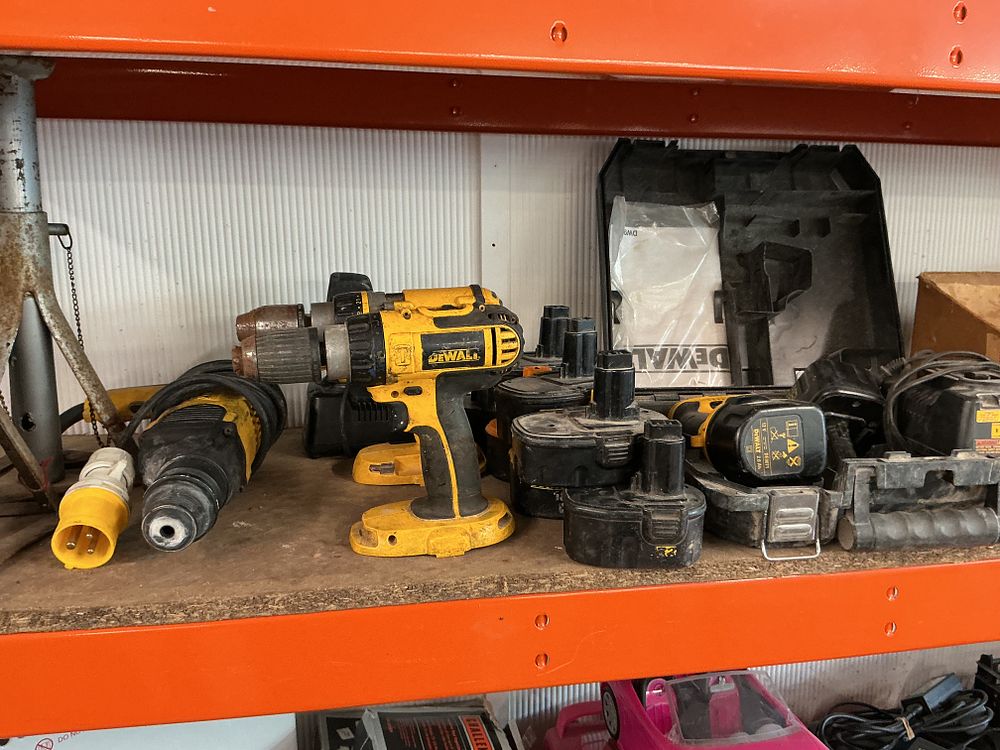 Lot 322: A Collection of DeWalt Power Tools and Accessories