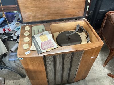 Ferguson Model 501RG Floor-Standing Wood-Cased Radiogram with Garrard Turntable