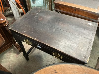 An 18th Century English Provincial Oak Side Table