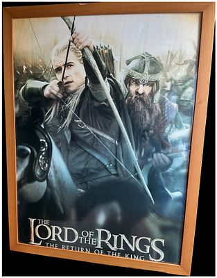 A Framed Commercial Film Poster for The Lord of the Rings: The Return of the King (2003). A 
