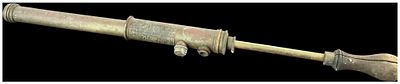 Vintage Brass W.H. Willcox and Co. Ltd F.S.L. Fire Pump. An early-to-mid 20th-century manual 