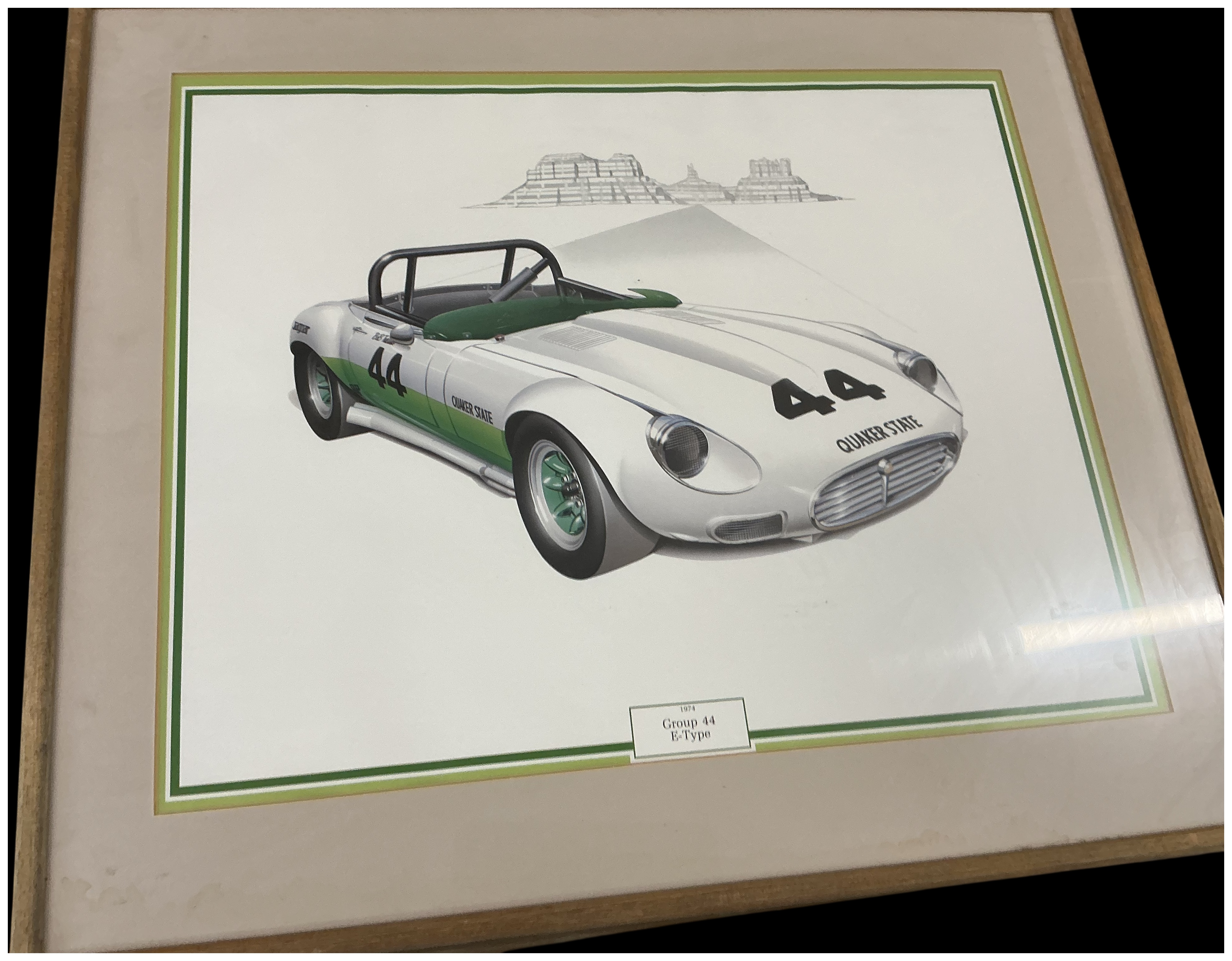 Attributed to Keith Woodcock (British, b. 1944) '1974 Group 44 E-Type'