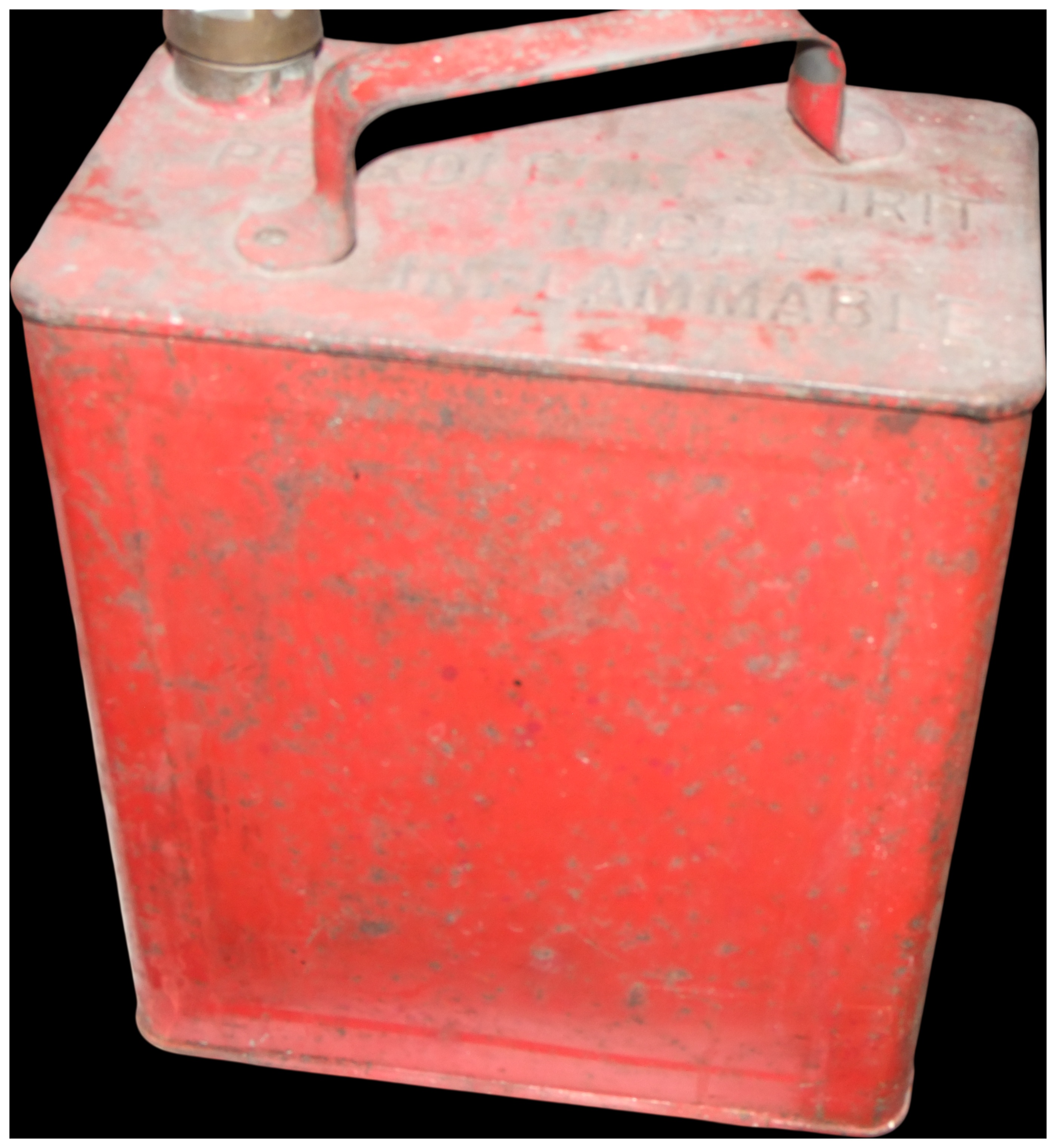 Vintage Pratts Two Gallon Petrol Spirit Can