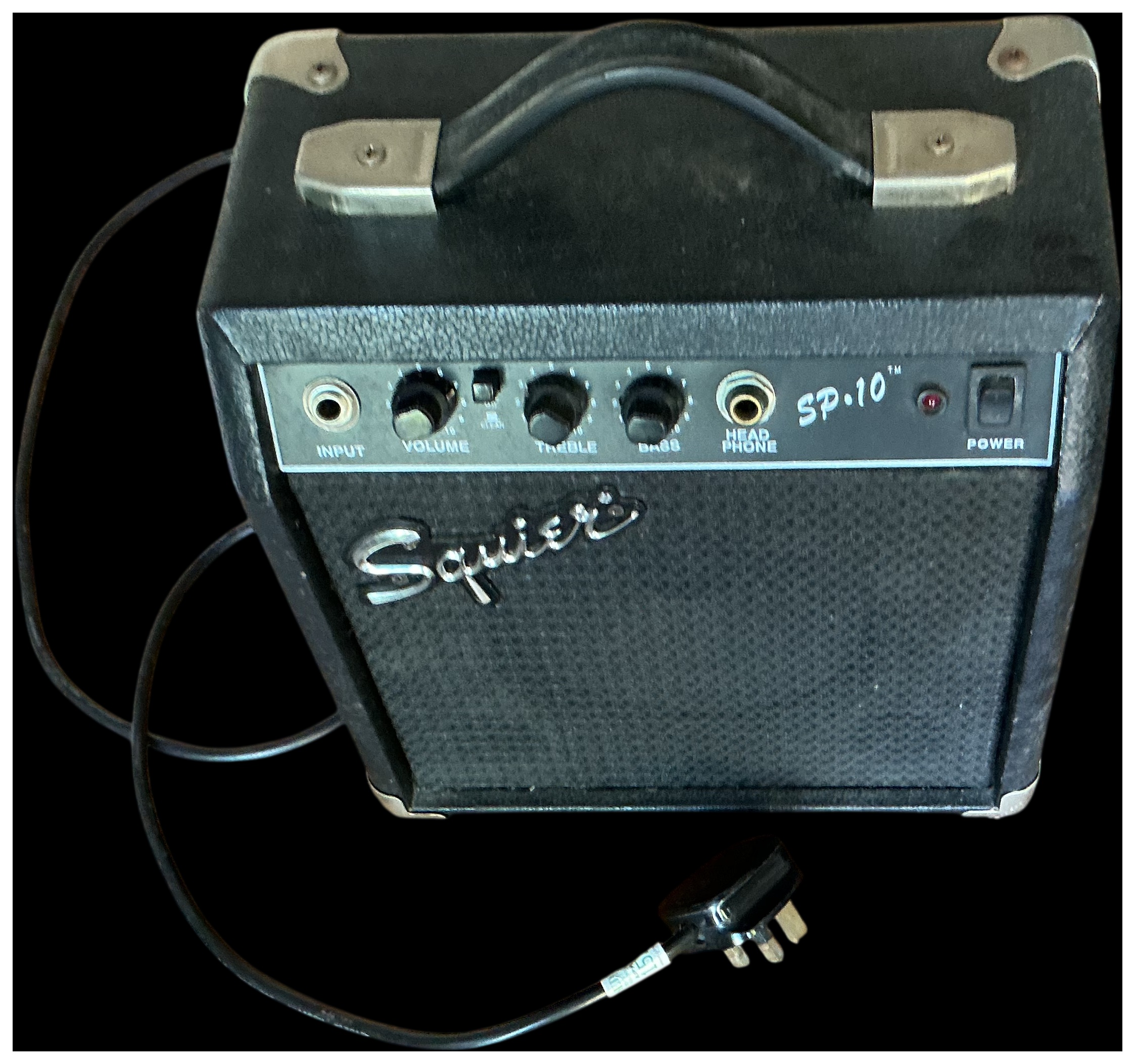 Squier by Fender SP-10 Portable Electric Guitar Amplifier. Untested
