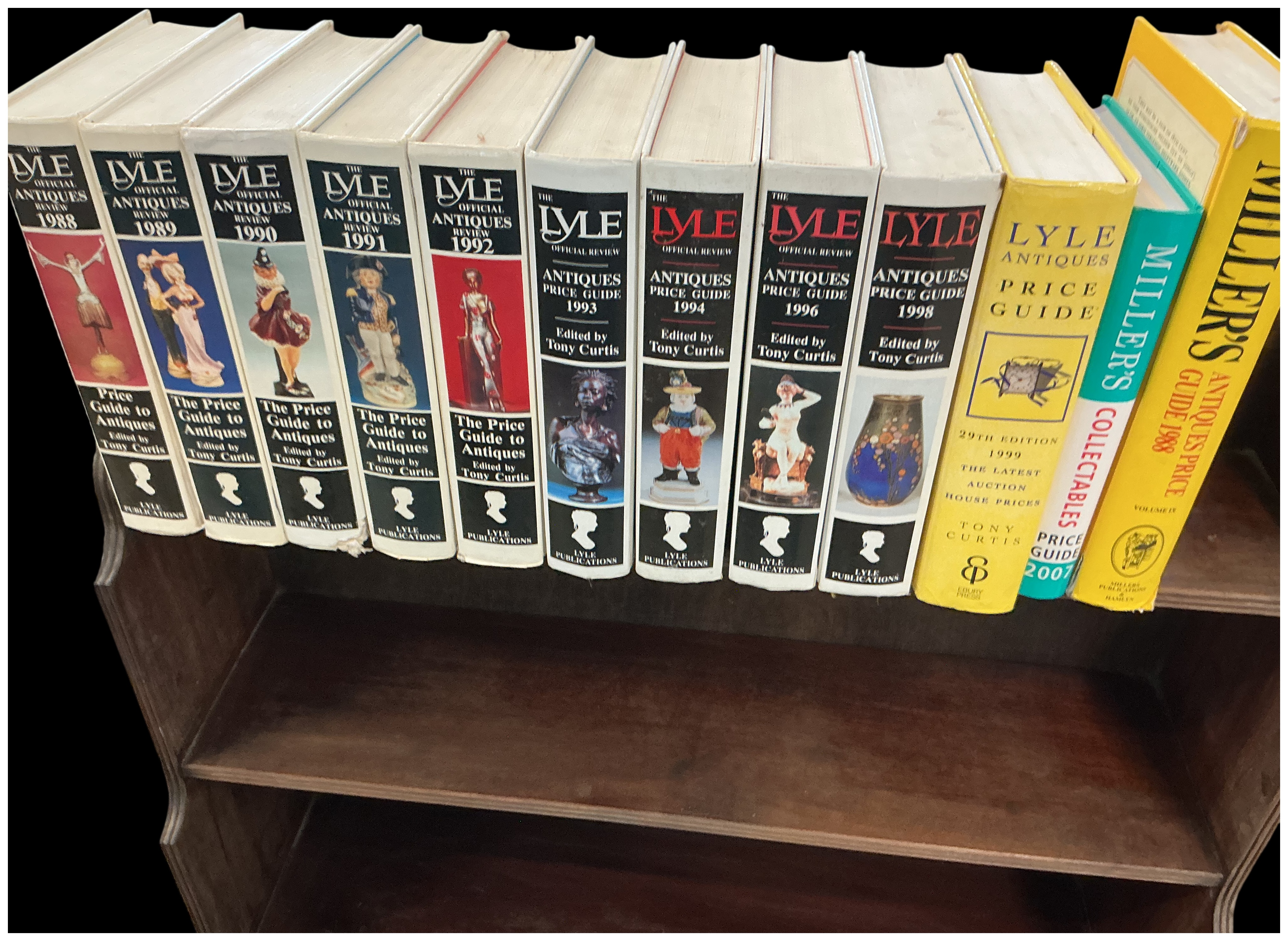 A Collection of Lyle and Miller's Antiques and Collectables Price Guides