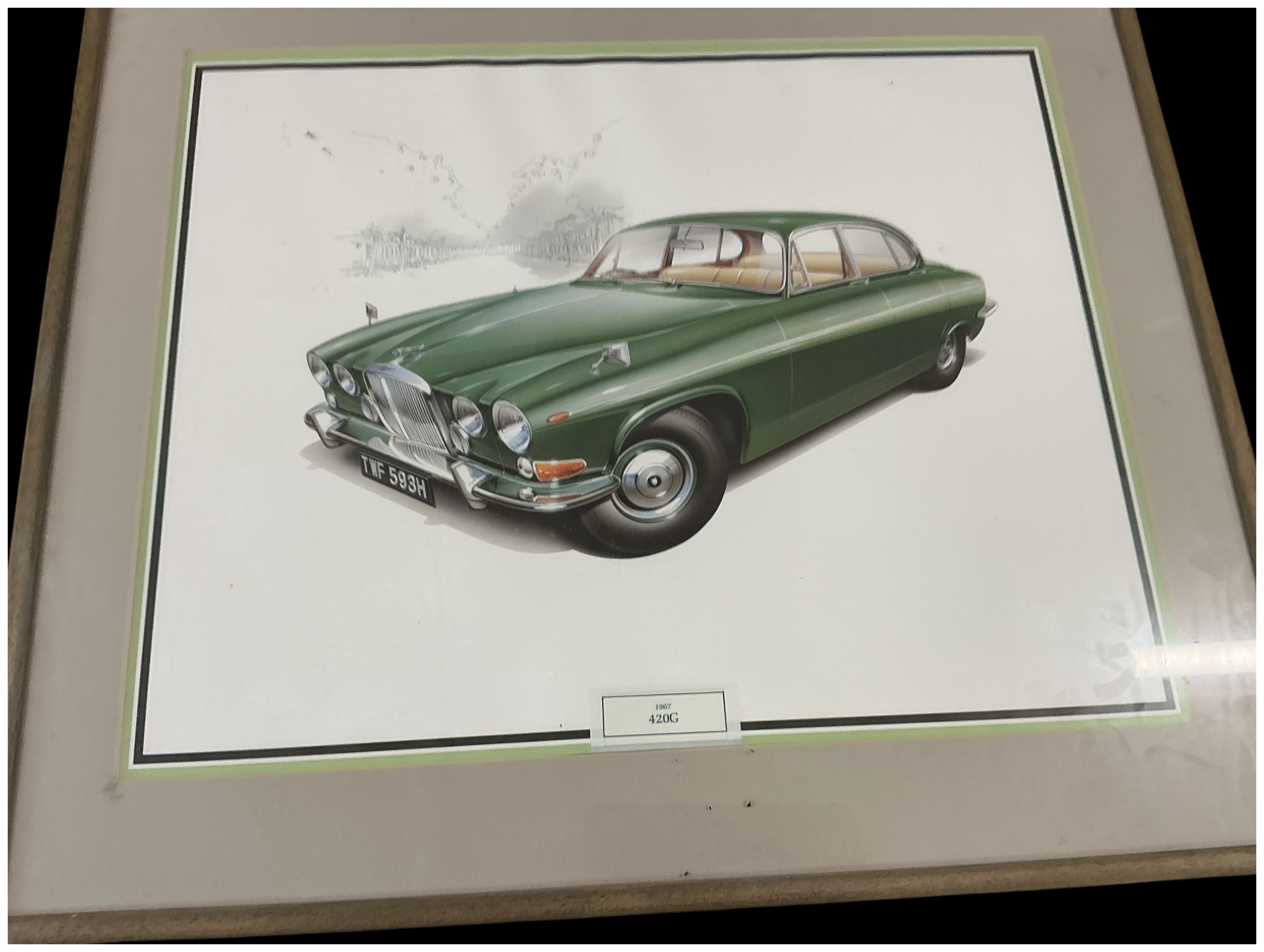 British School, 20th Century, 'Jaguar 420G'