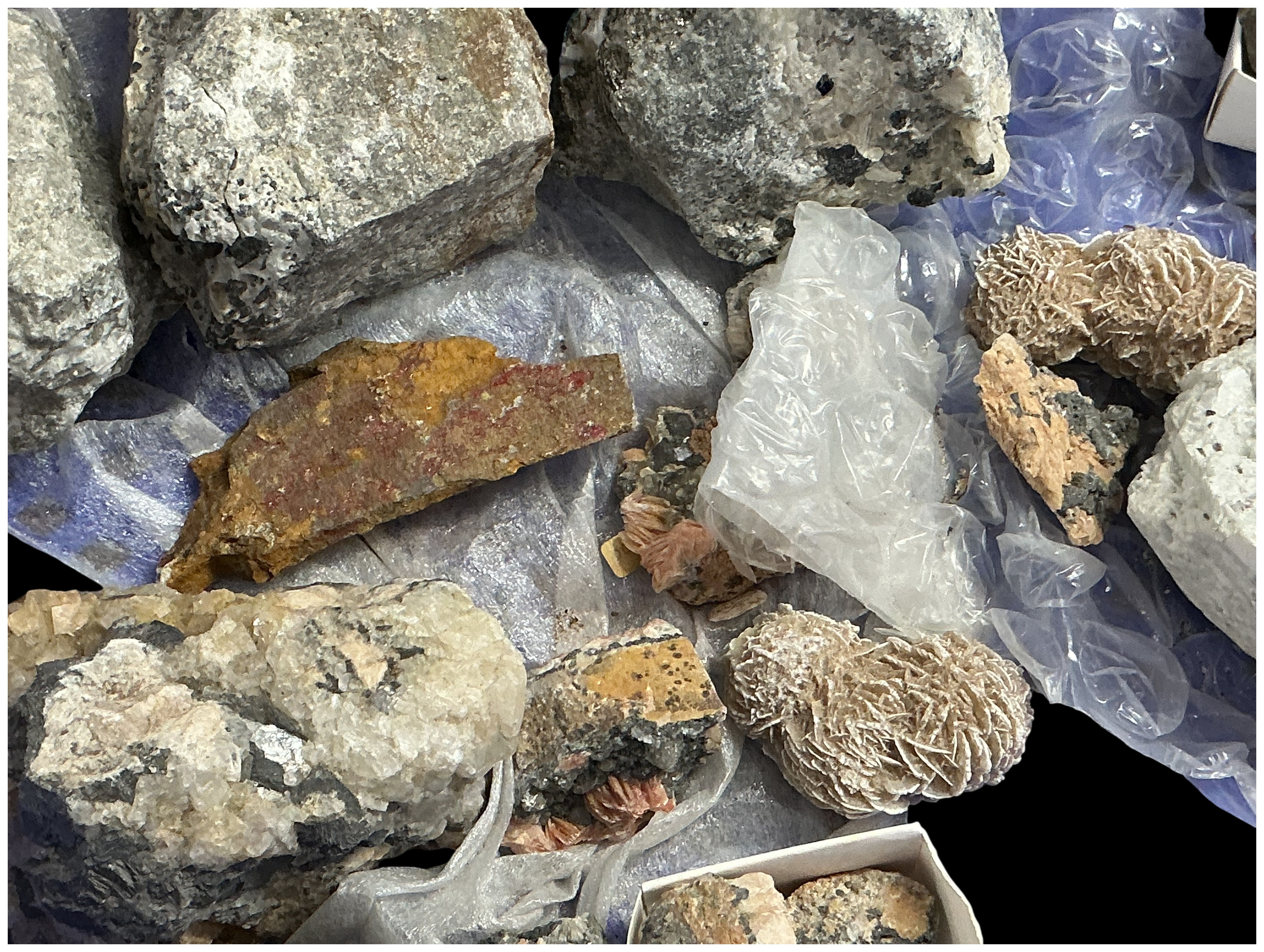 A Collection of Diverse Mineralogical and Geological Specimens