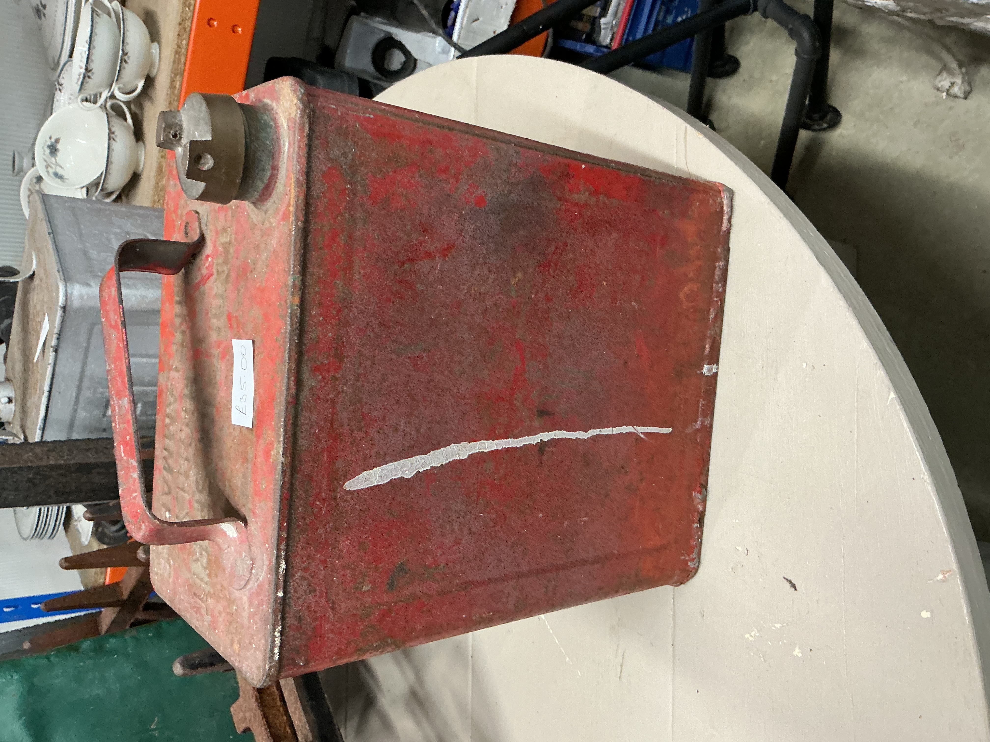 Vintage Pratts Perfection Spirit Two-Gallon Petrol Can