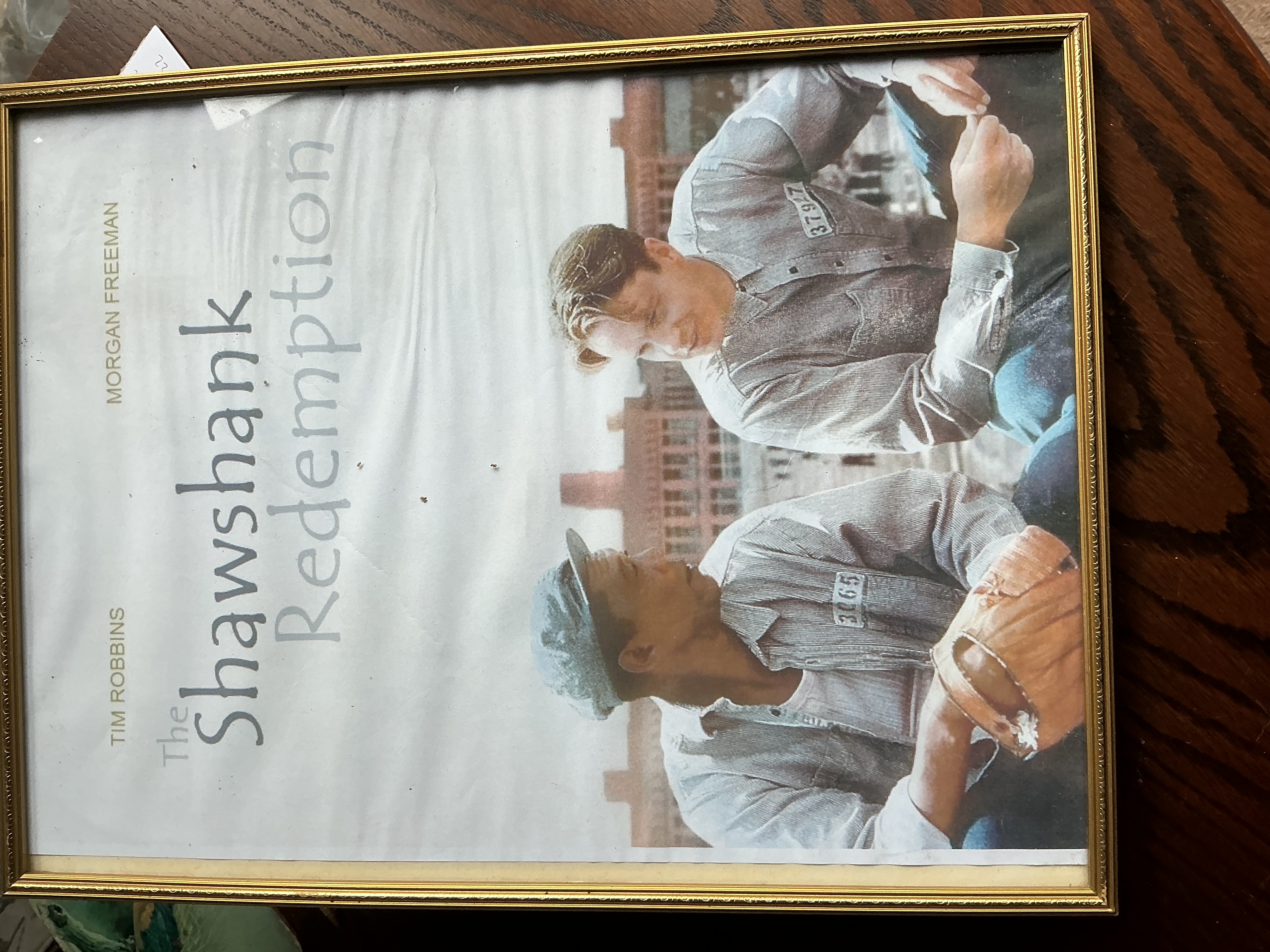 A Framed Decorative Poster for The Shawshank Redemption