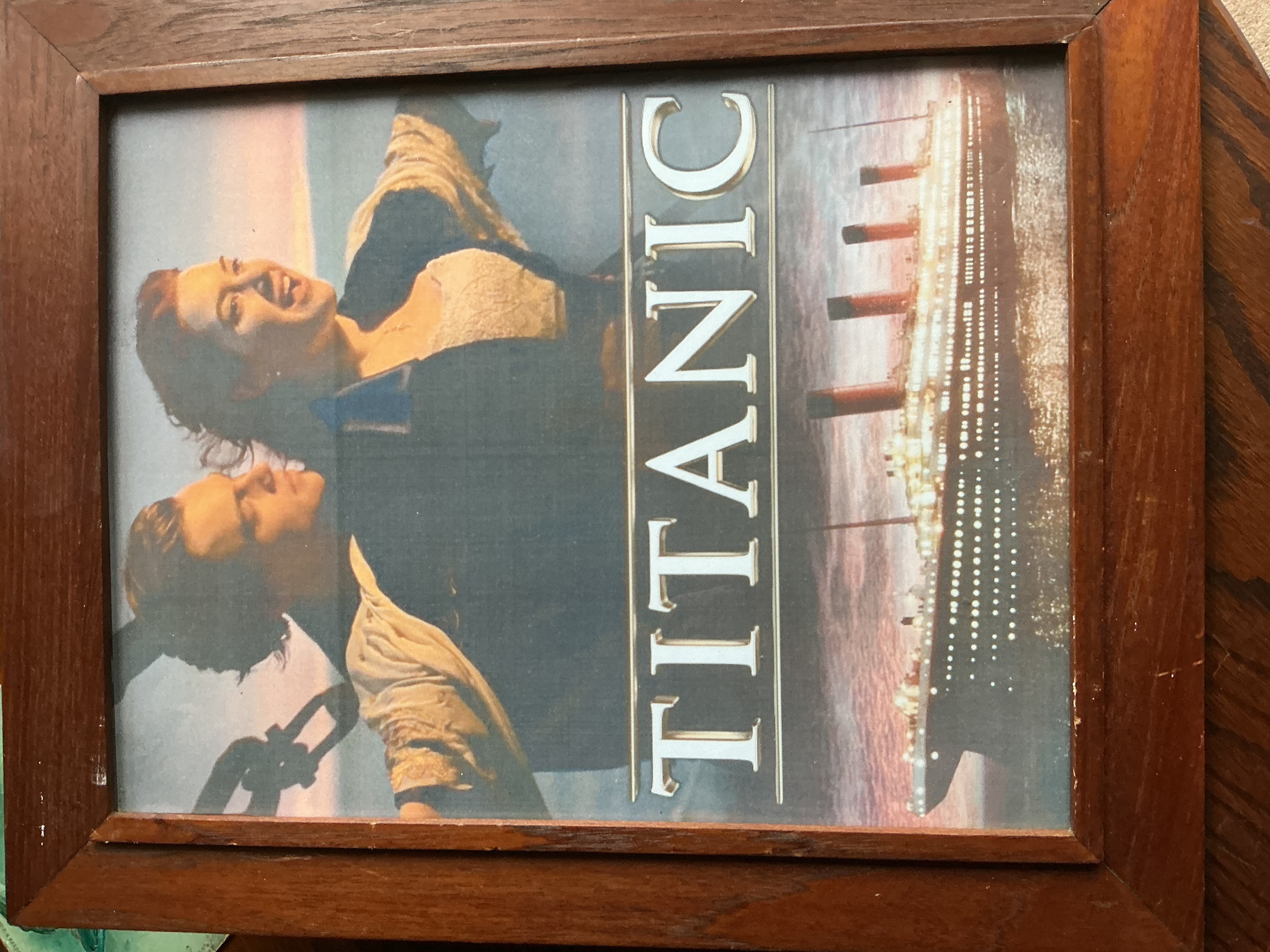 Framed Titanic 1997 Promotional Film Print