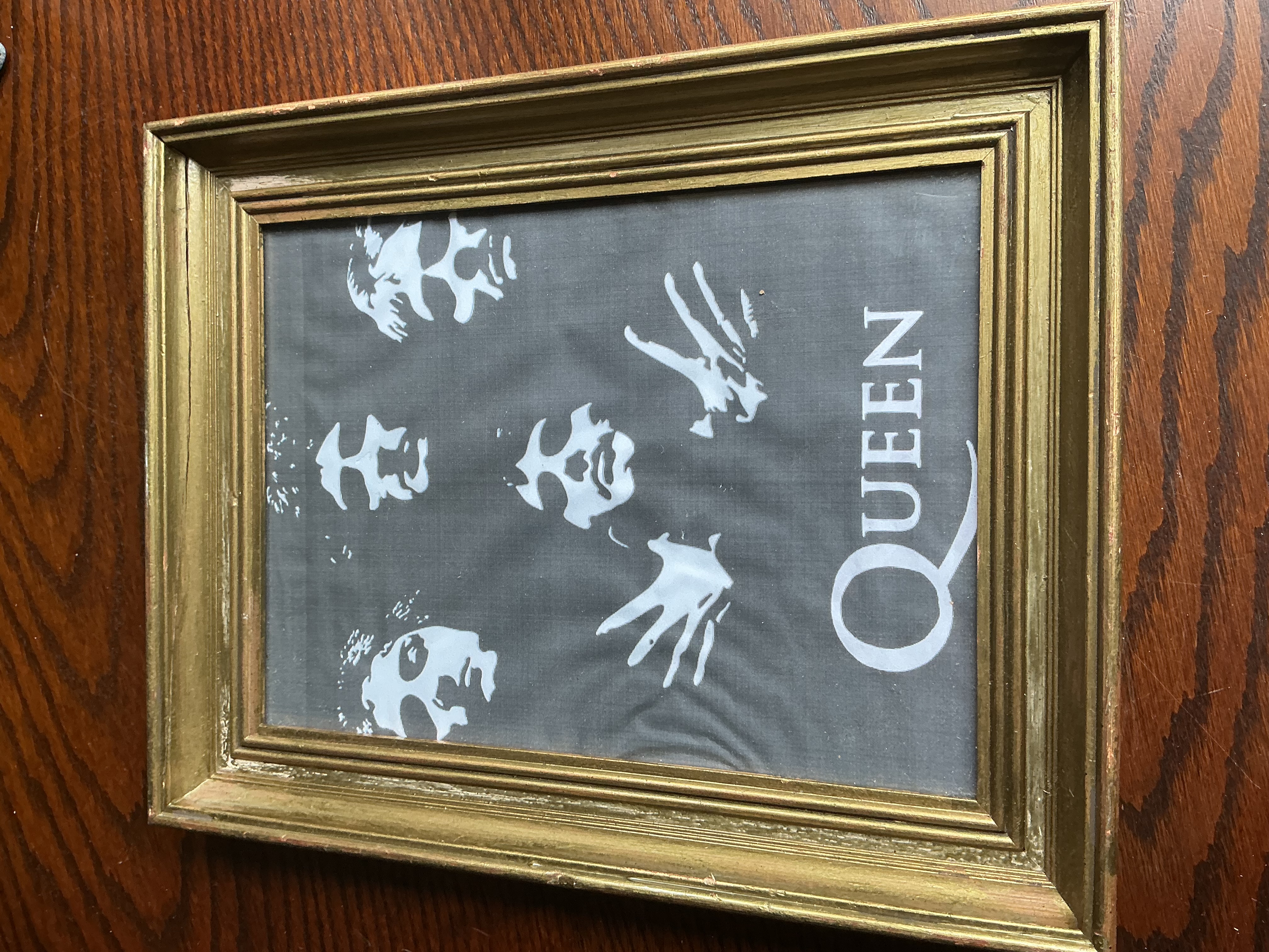 Framed Textile Print of the Rock Band Queen
