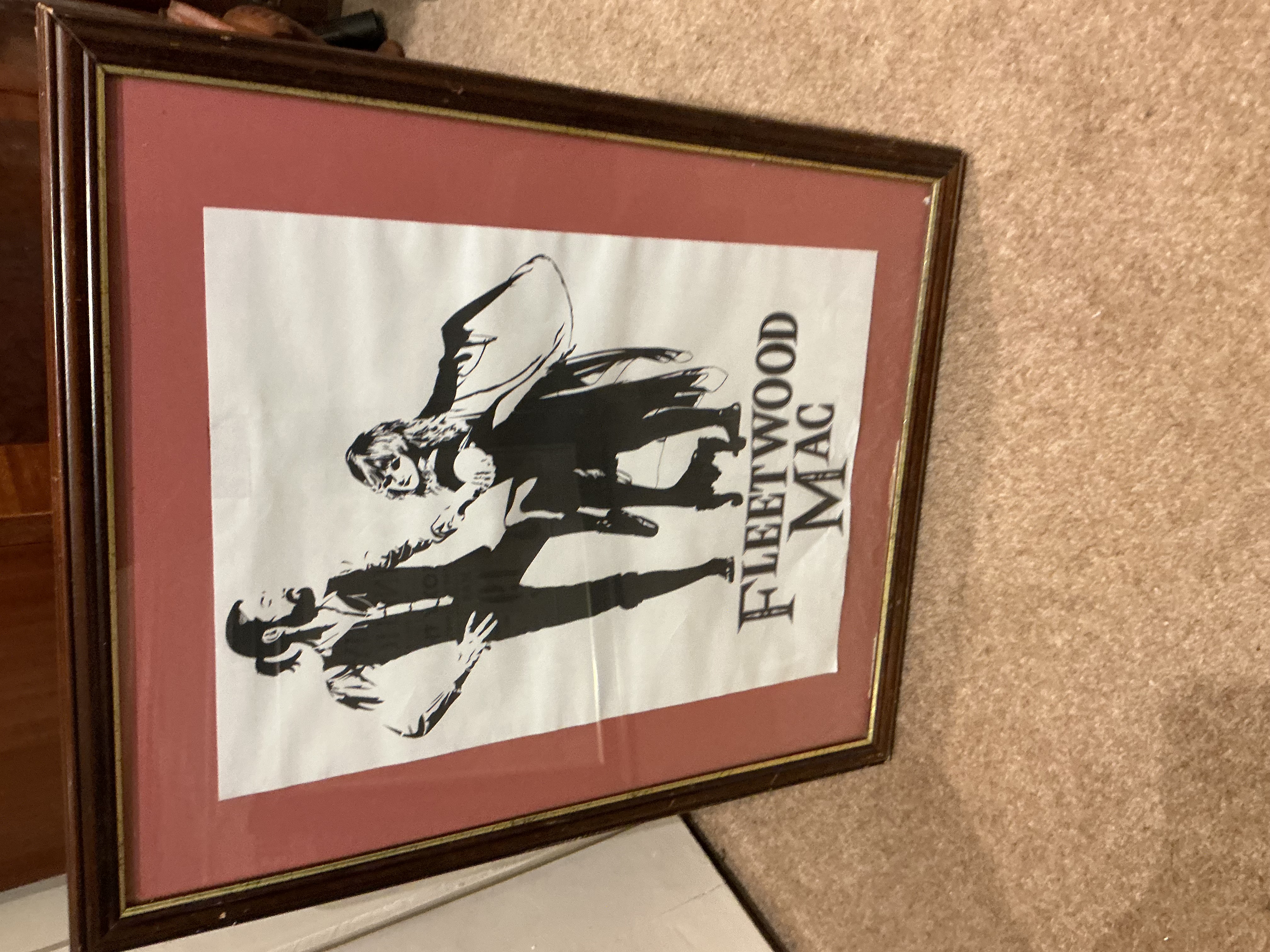 Framed Fleetwood Mac Rumours Graphic Print