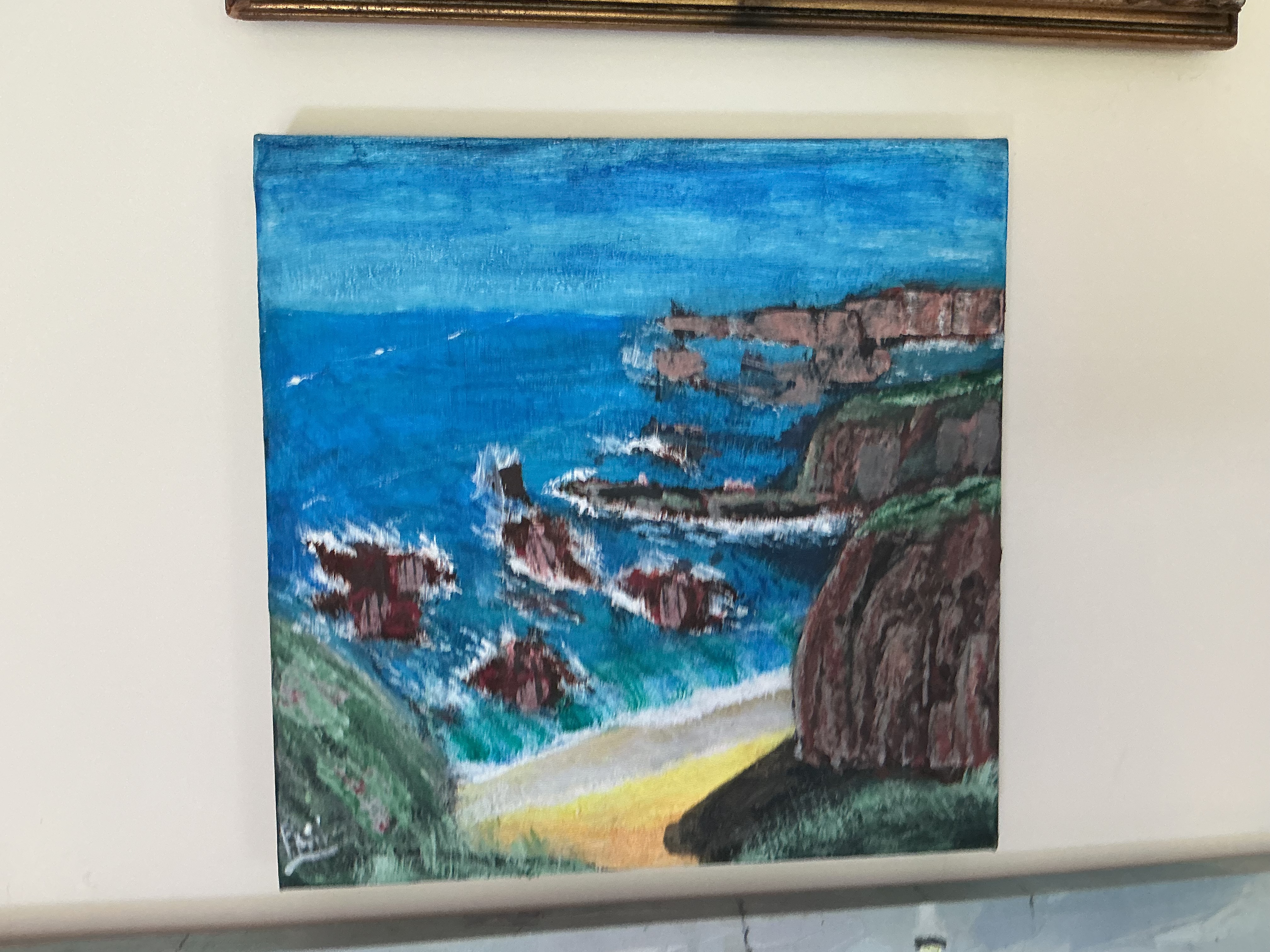 Attributed to Phil Foster Contemporary Seascape