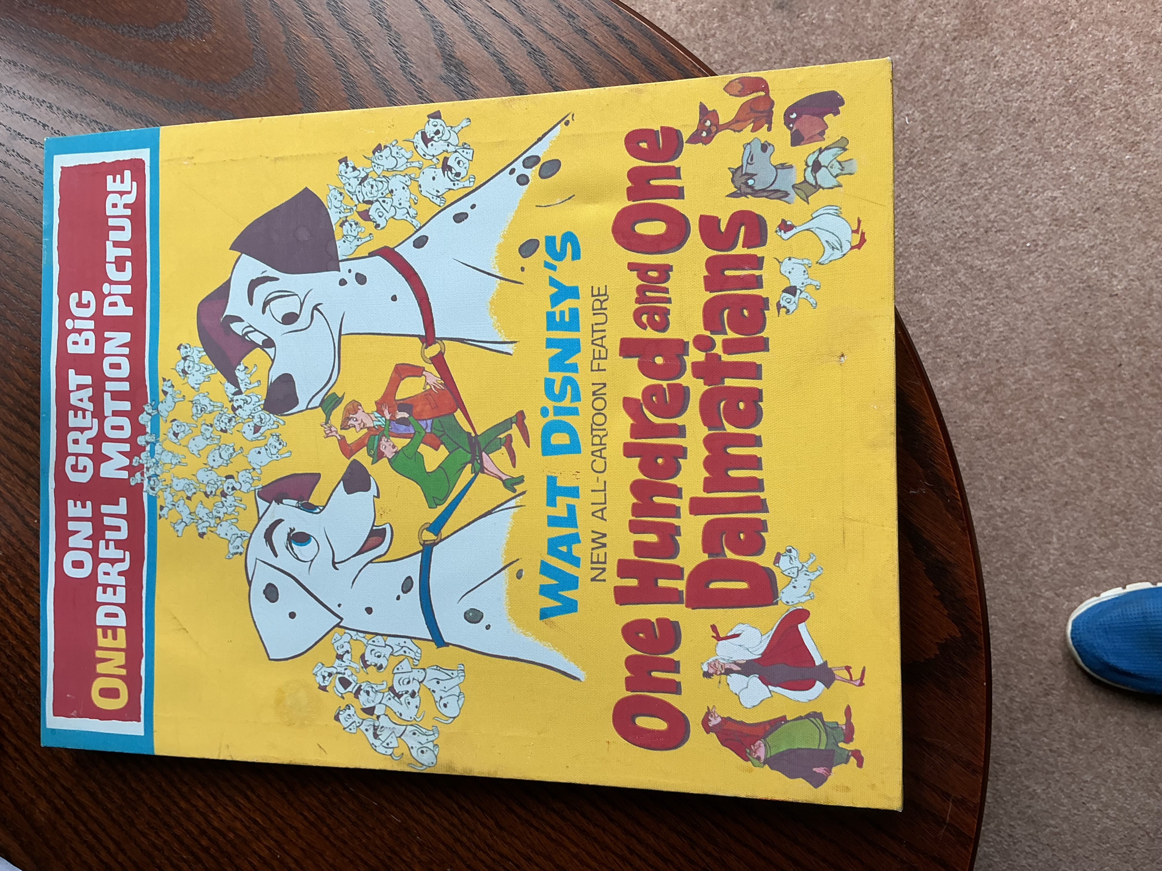 Walt Disney's One Hundred and One Dalmatians Vintage Souvenir Program