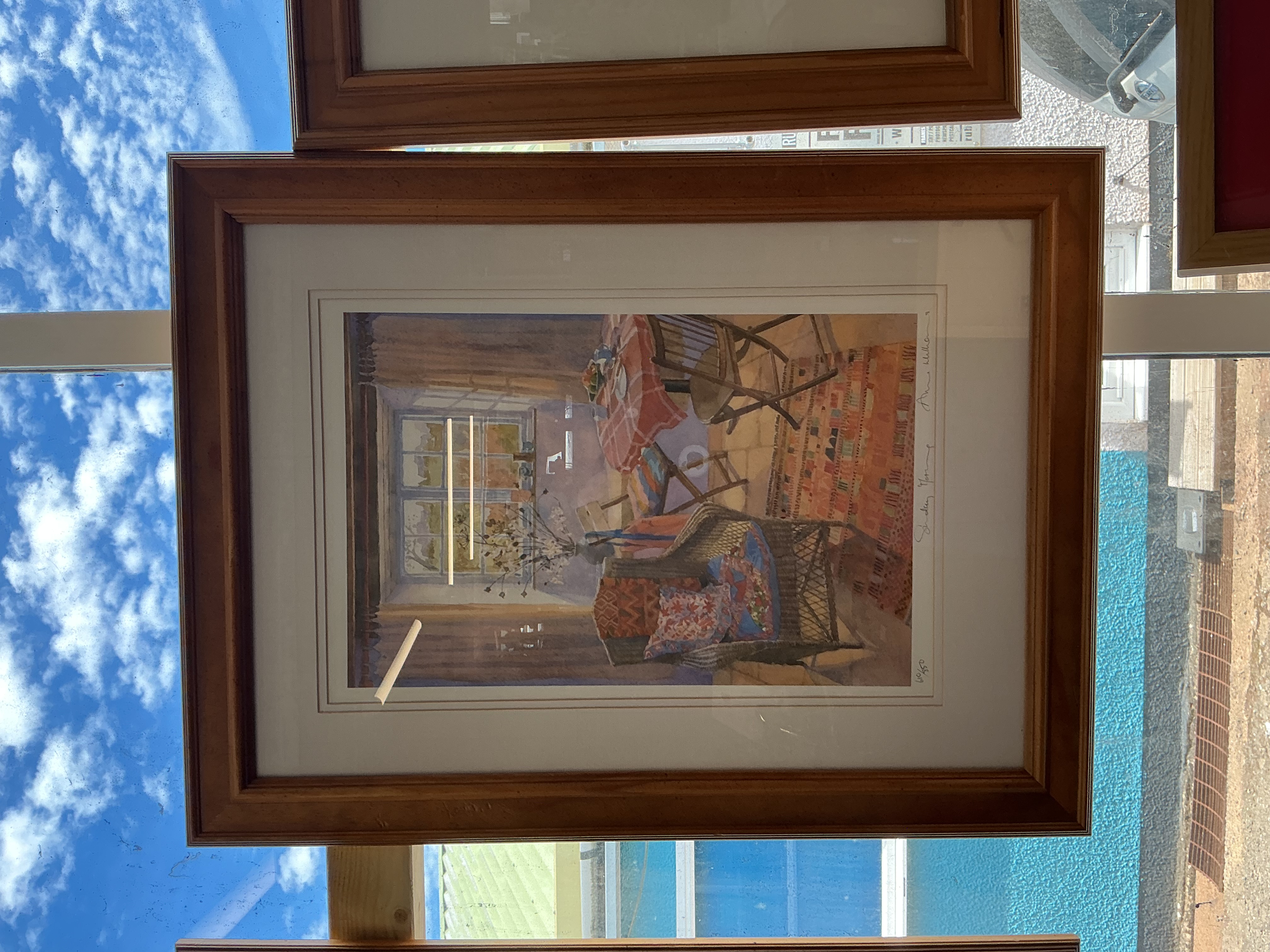 Shirley Markham, Domestic Interior, Limited Edition Colour Print