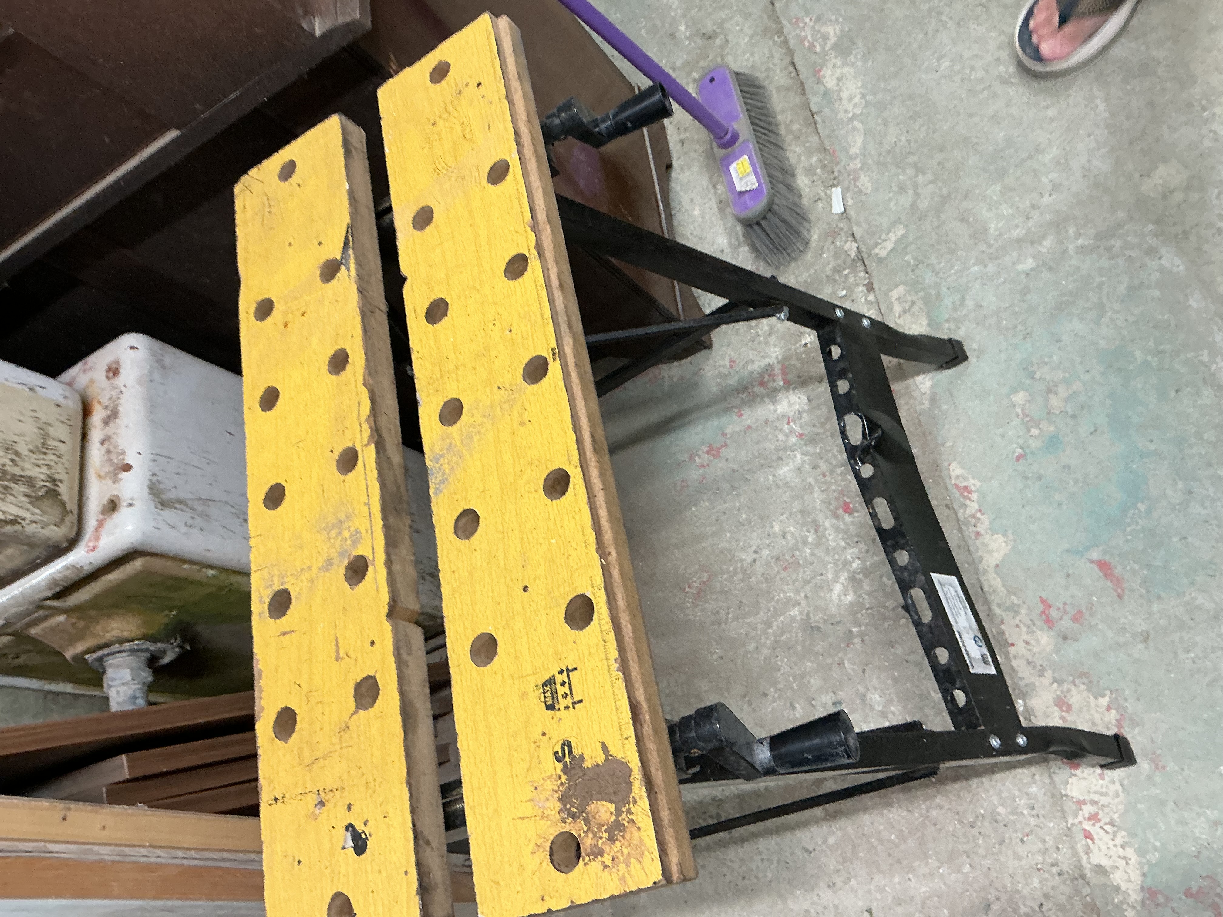 A Black & Decker Workmate Portable Folding Adjustable Workbench