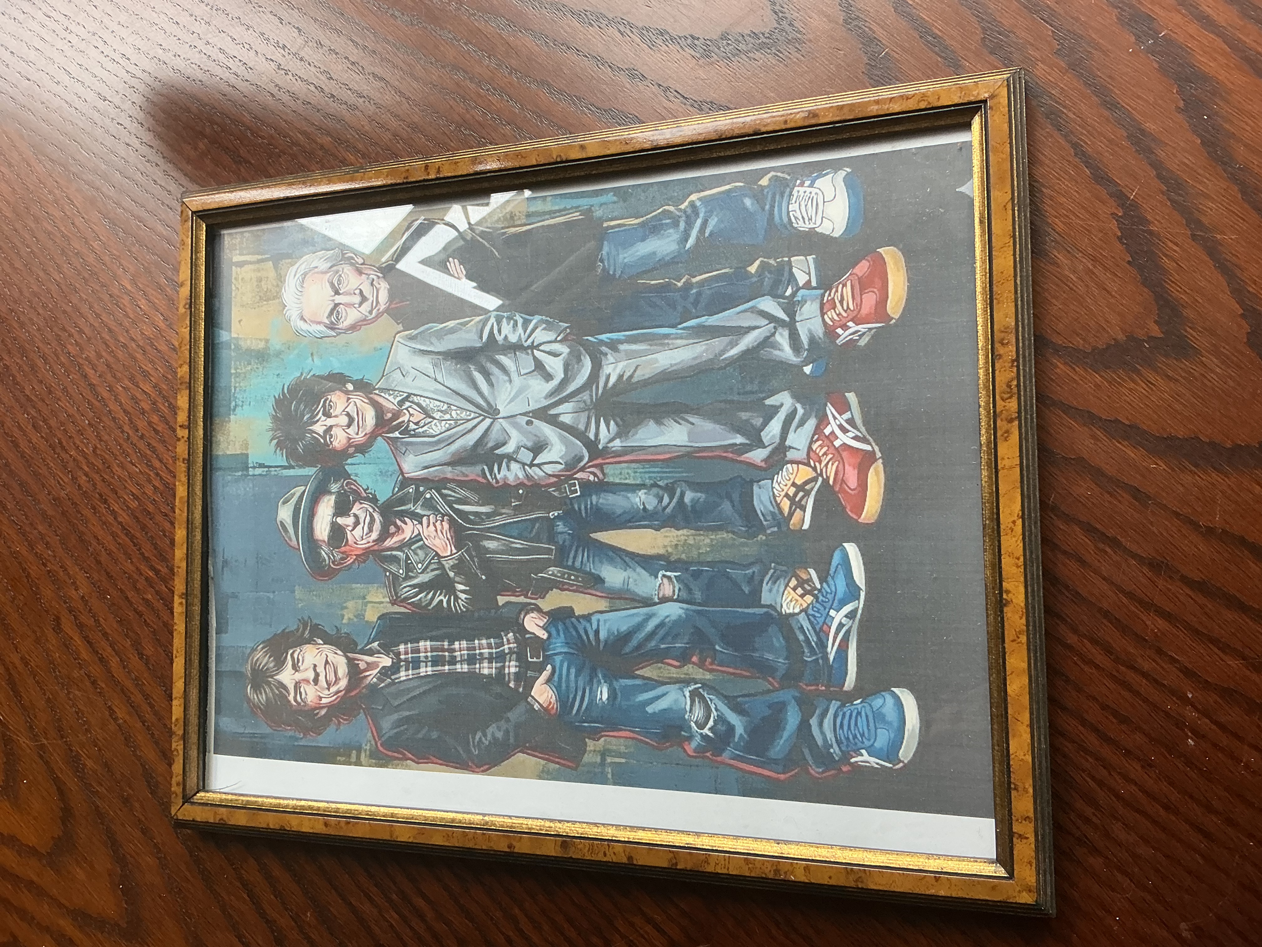Contemporary Caricature Print of The Rolling Stones