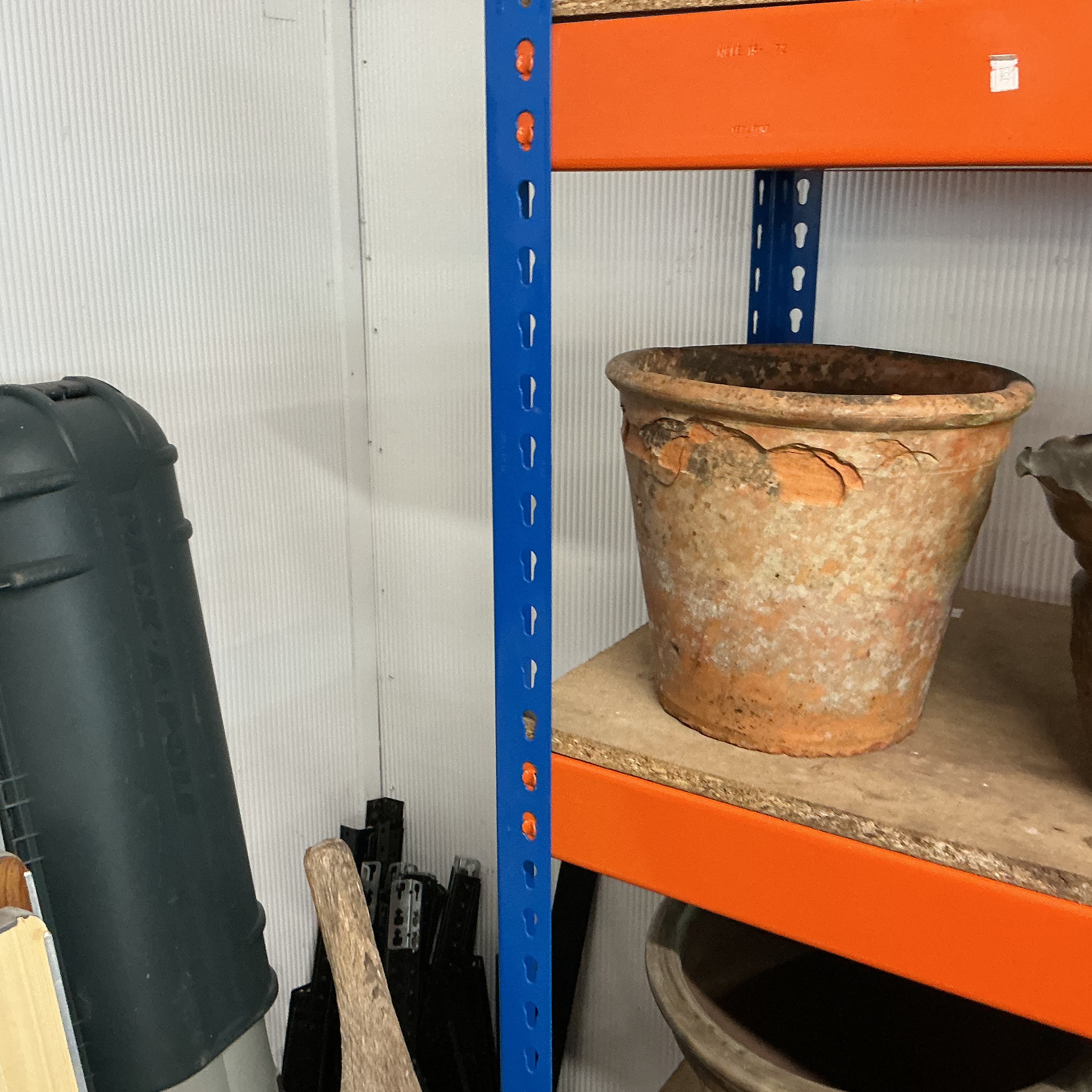 Large Weathered Terracotta Garden Planter