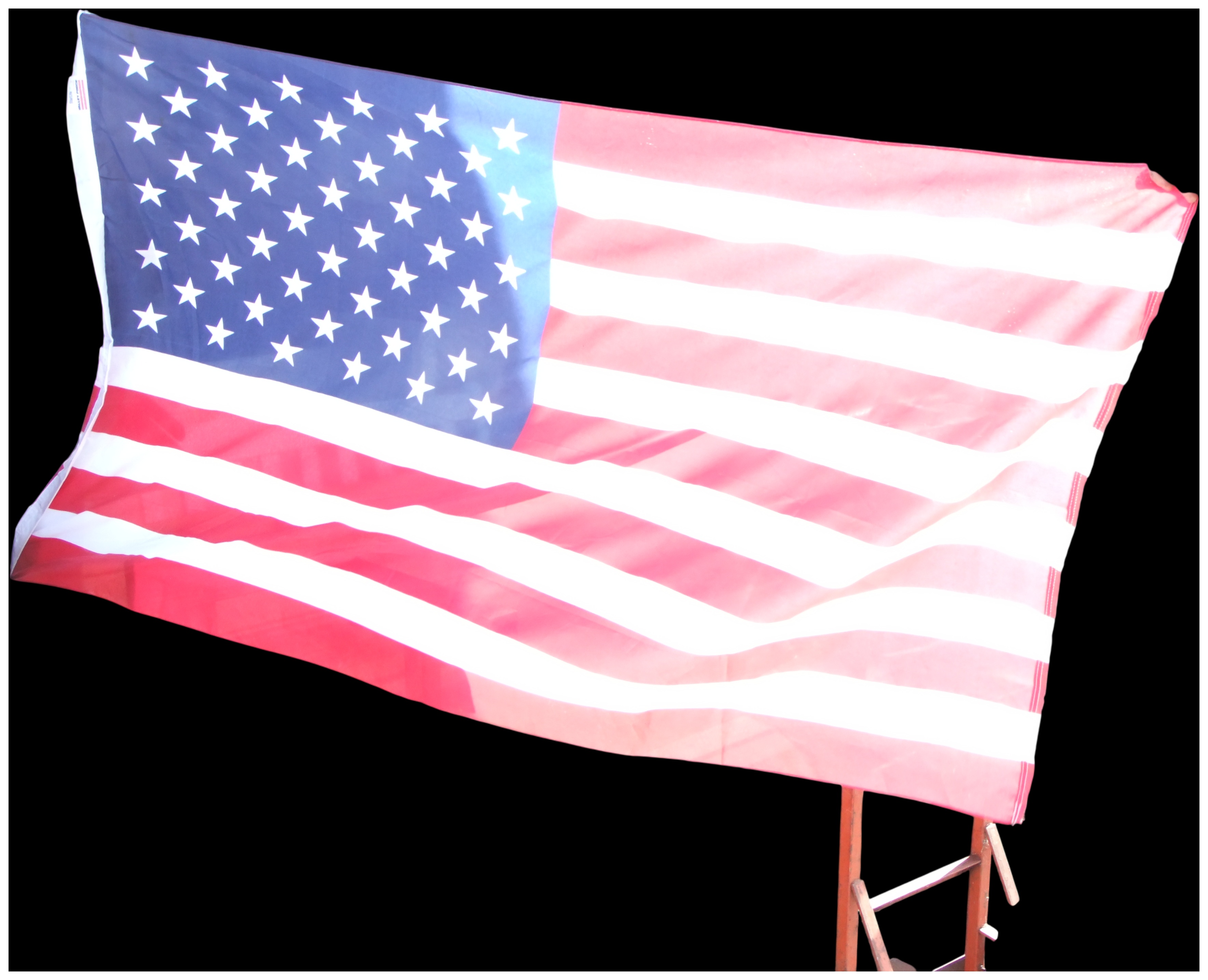 A Printed Fifty-Star American National Flag. No reserve.