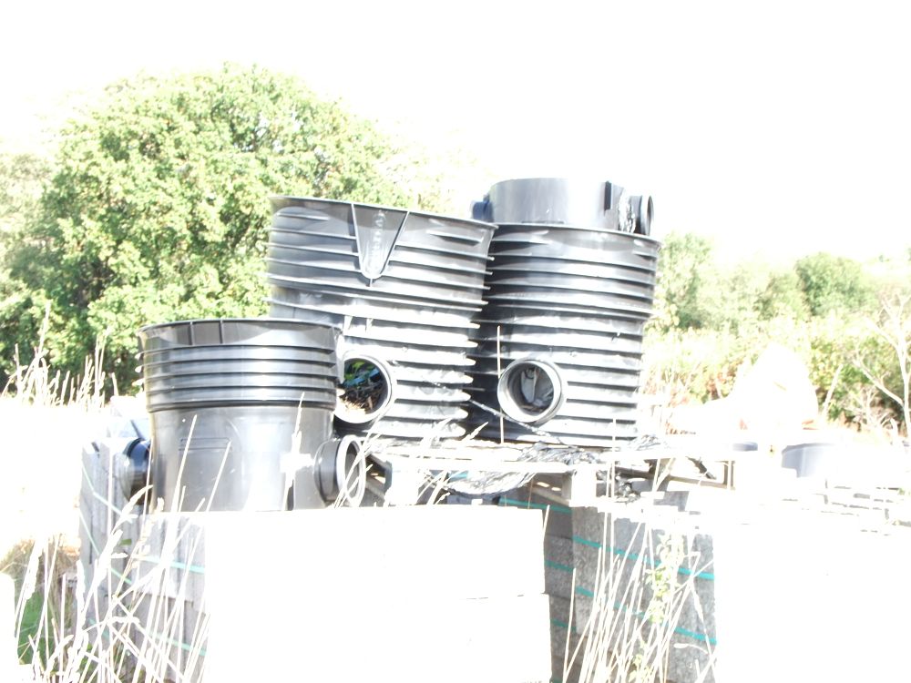 Lot 90: Three Polypropylene Drainage Inspection Chambers