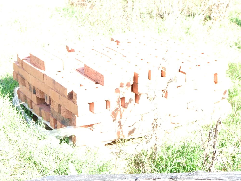 Lot 81: A Group of Red Facing Bricks