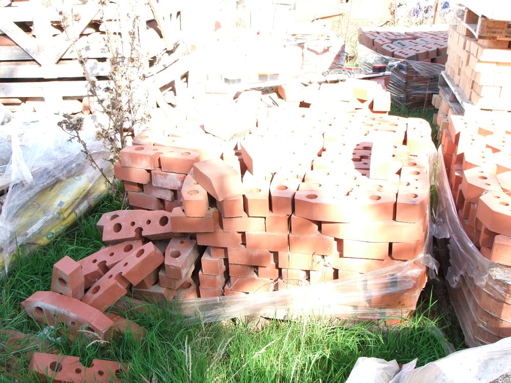 Lot 76: A Collection of Red Engineering Bricks and Special Profile Masonry Units