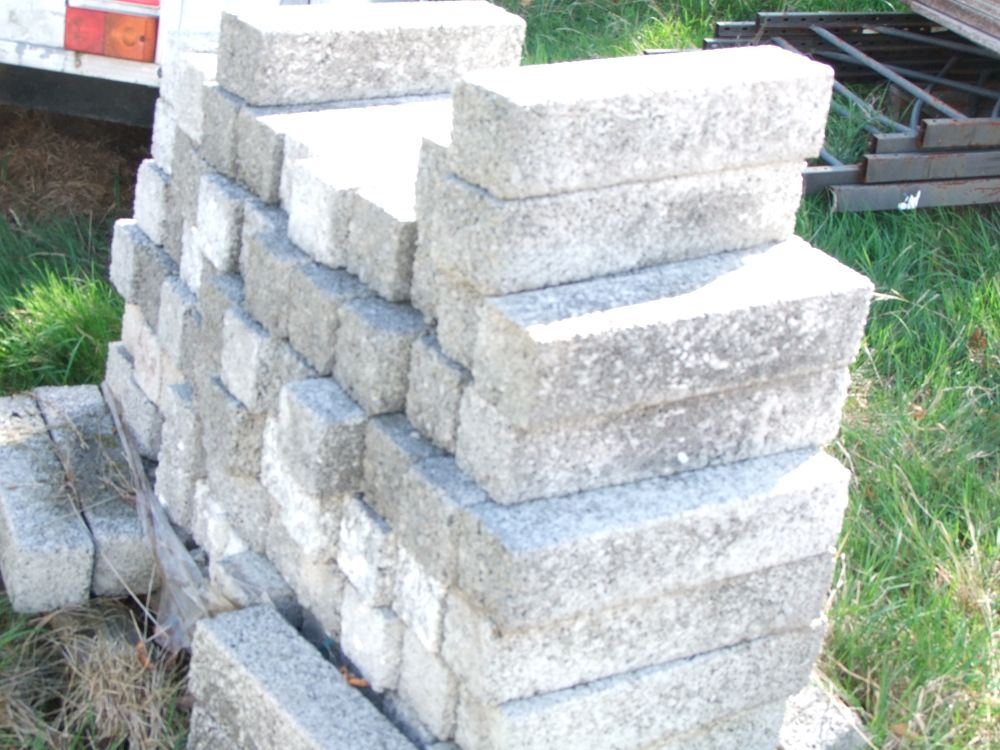 Lot 64: A Collection of Approximately 110 to 120 Concrete Masonry Blocks