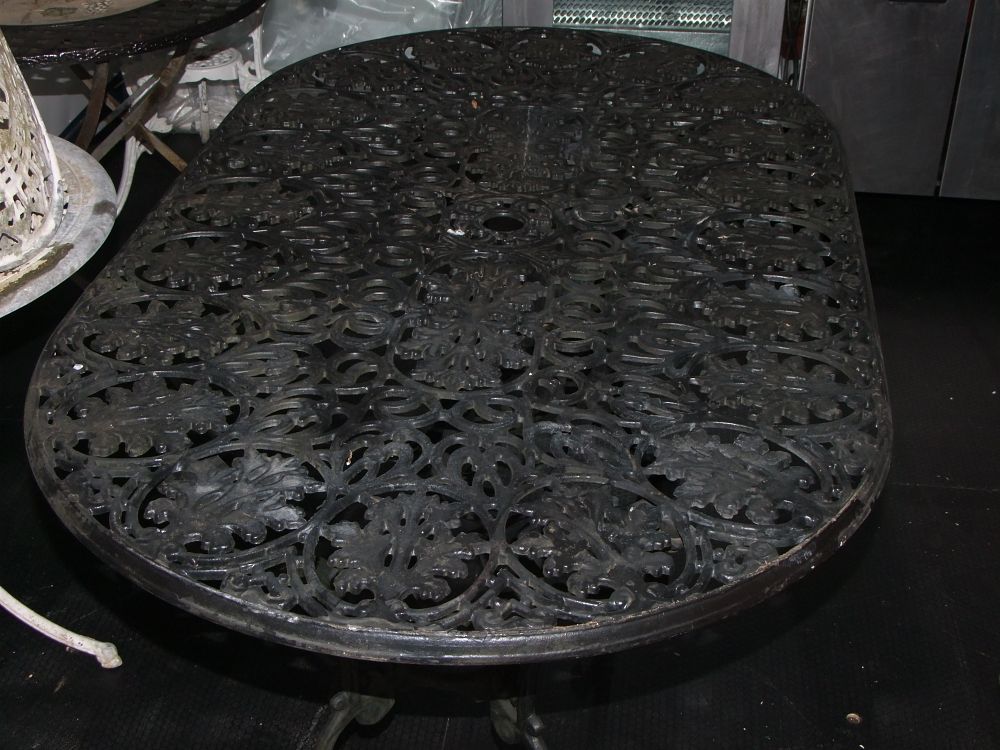 Lot 3: Cast Iron Table