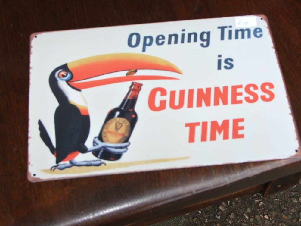 Lot 43: Guinness Advertising Sign Featuring Gilroy Toucan