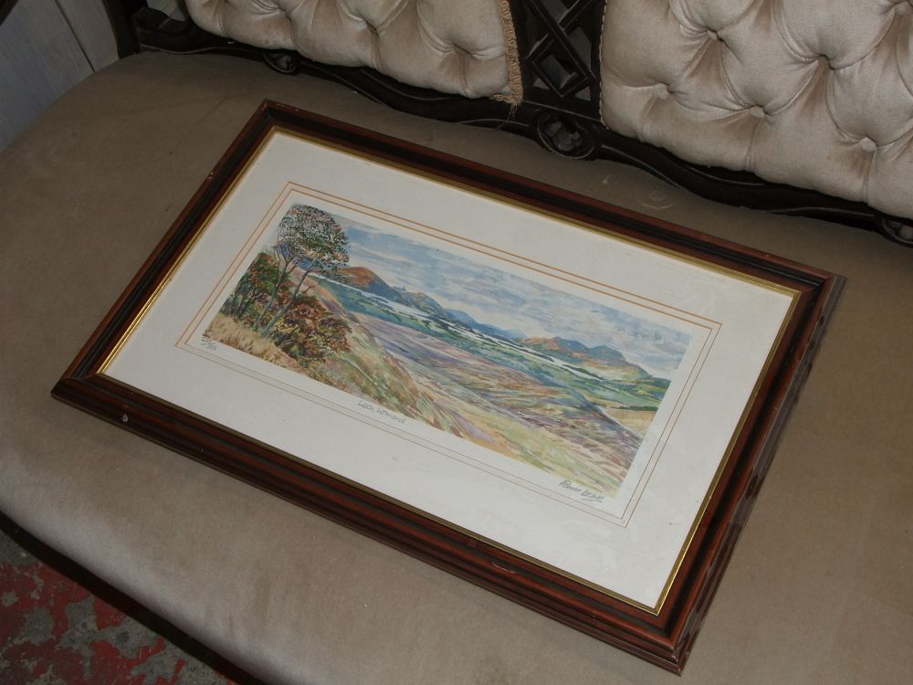 Lot 32: Ronnie Leckie, Loch Lomond, Limited Edition Colour Print. Cannot Post.