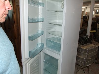 Beko Freestanding Fridge Freezer in White Finish. A freestanding fridge freezer manufactured by 