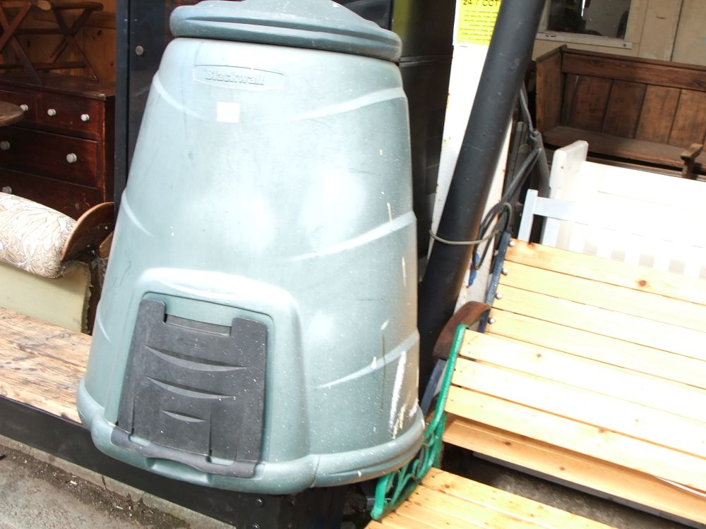 Lot 51: A Blackwall Green Moulded Plastic Garden Compost Bin