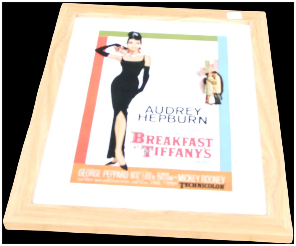 Lot 181: Framed Breakfast at Tiffanys Movie Poster Print