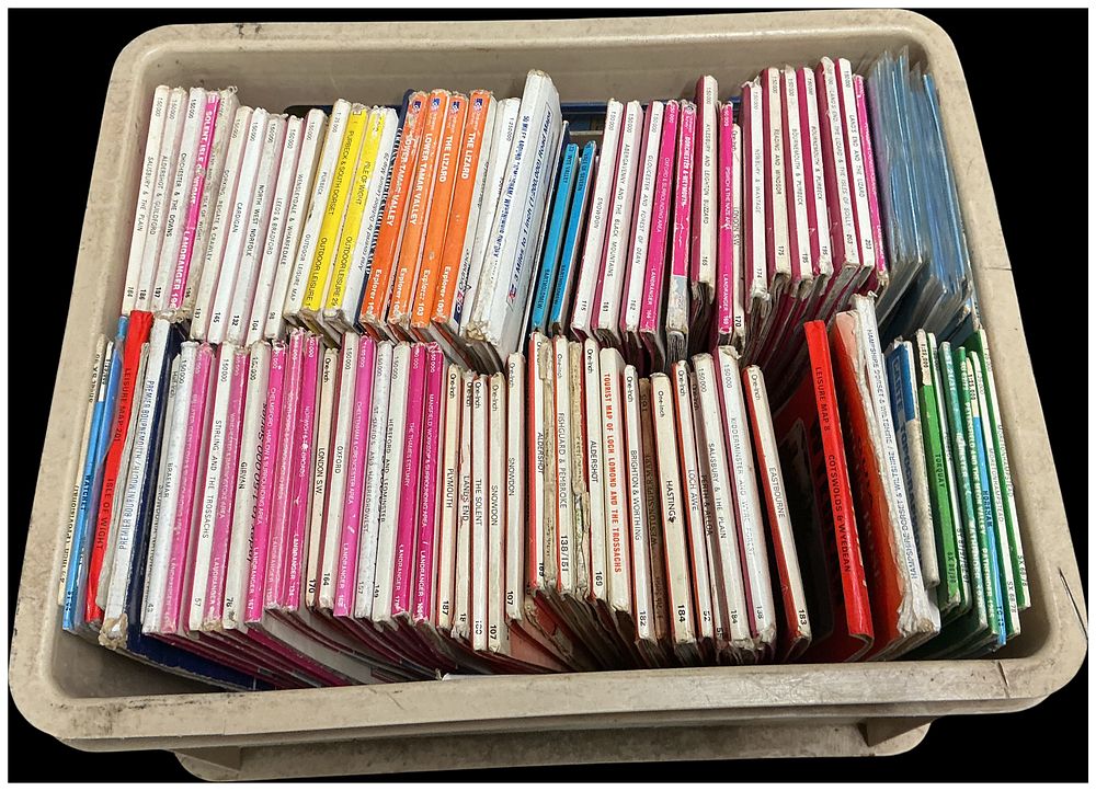 Lot 242: A Large Collection of Vintage Ordnance Survey Maps
