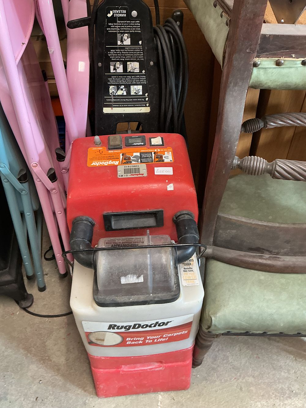 Lot 304: Rug Doctor EZ-1 MP-R Professional Carpet Cleaning Machine